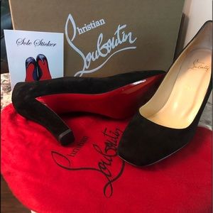 Christian Louboutin Suede Pumps